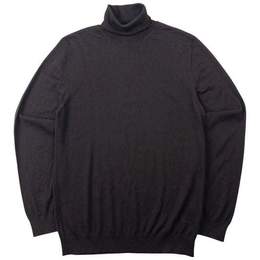 Vintage 2000s Gucci By Tom Ford Lightweight Wool Turtleneck Size M | Medium, Brown