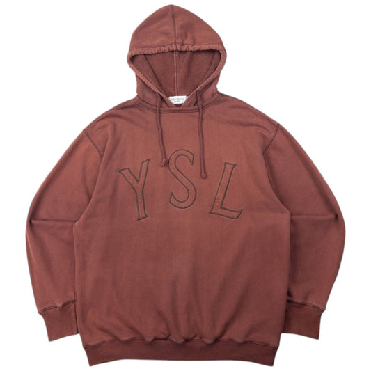Vintage YSL Yves Saint Laurent Embroidered Hoodie Size L