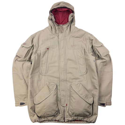 Vintage Oakley Zip Up Cargo Jacket Size XL