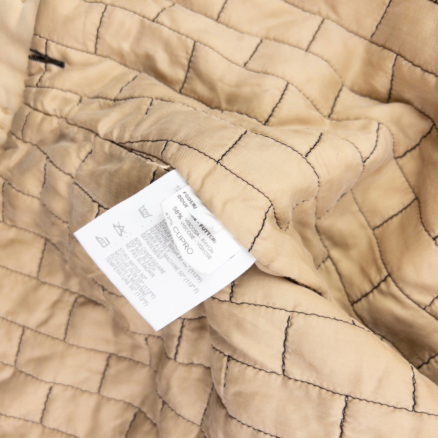 Vintage 2000s Versace Classic V2 Button Up Jacket Size L | Large, Beige