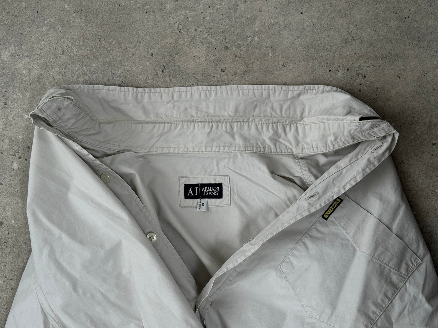 Armani Jeans 1990s Pure Cotton Short Sleeve Shirt - M