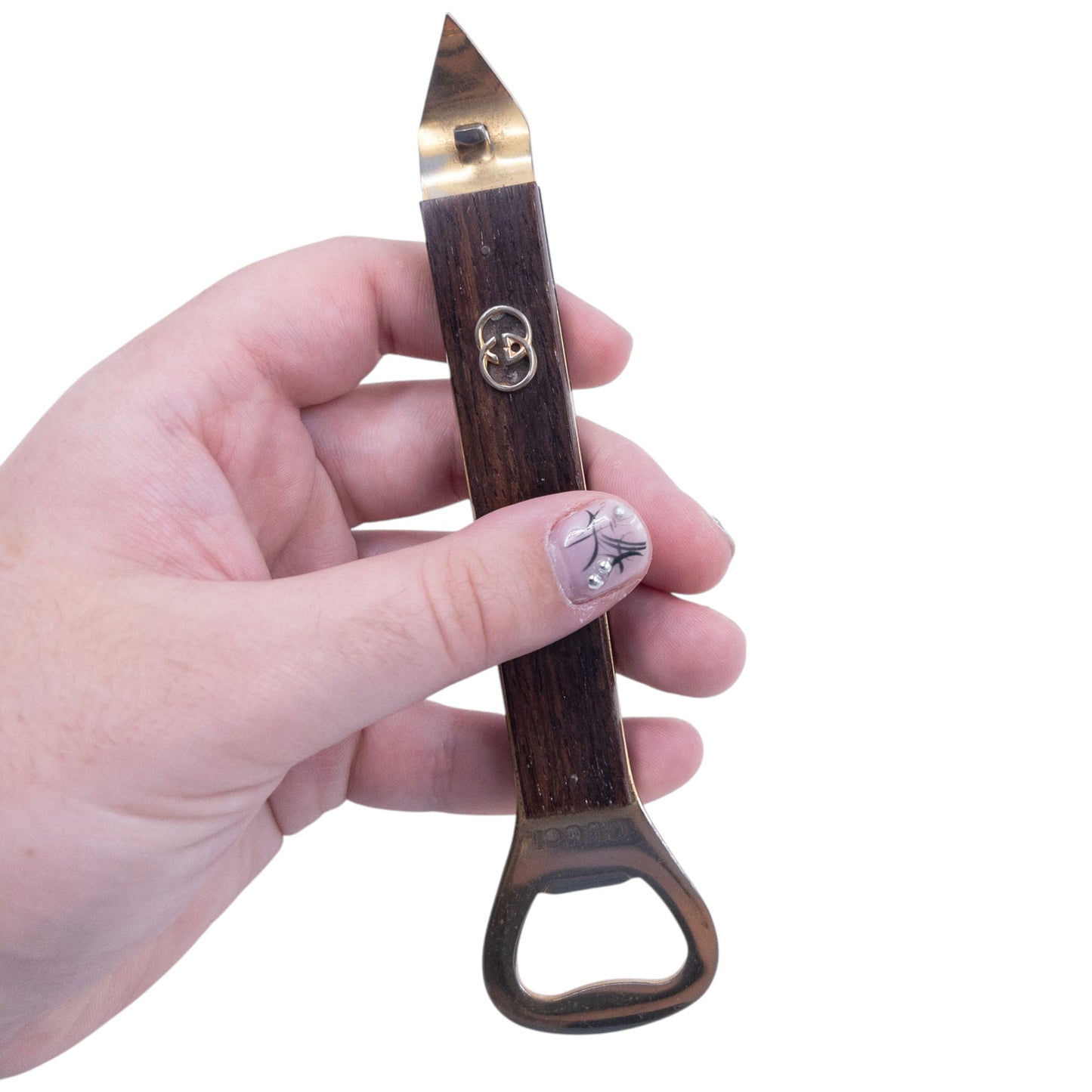 Vintage 80s Gucci Bottle Opener | O/S, Brown