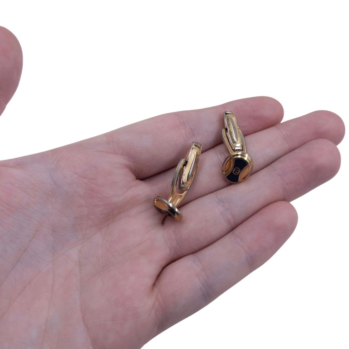 Vintage 90s Gucci Embossed Cuff Links