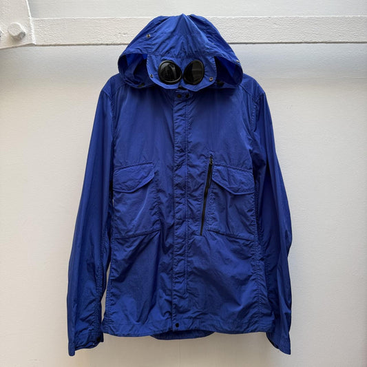 C.P. Company Chrome Goggle Jacket – Royal Blue (XXL) | XXL, Blue
