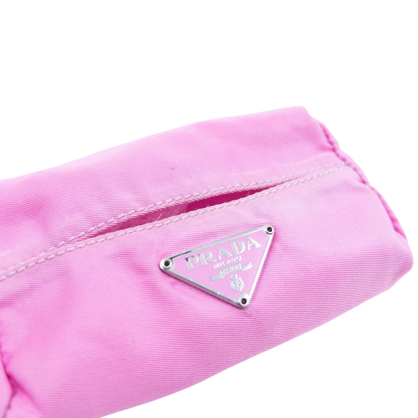 Vintage 2000s Prada Tissue Case | O/S, Pink