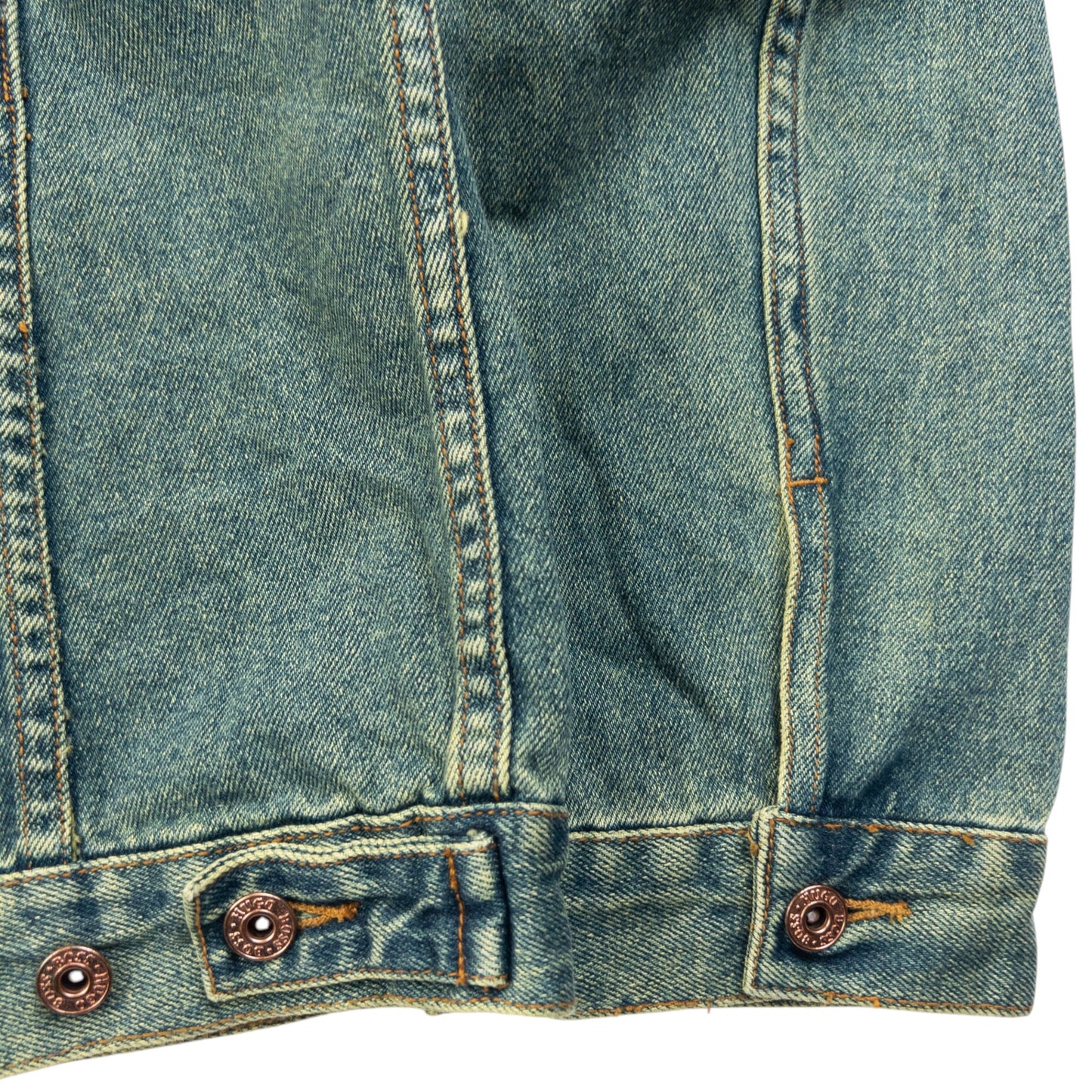 Vintage 90s Hugo Boss Button Up Denim Jacket Size S | Small, Blue
