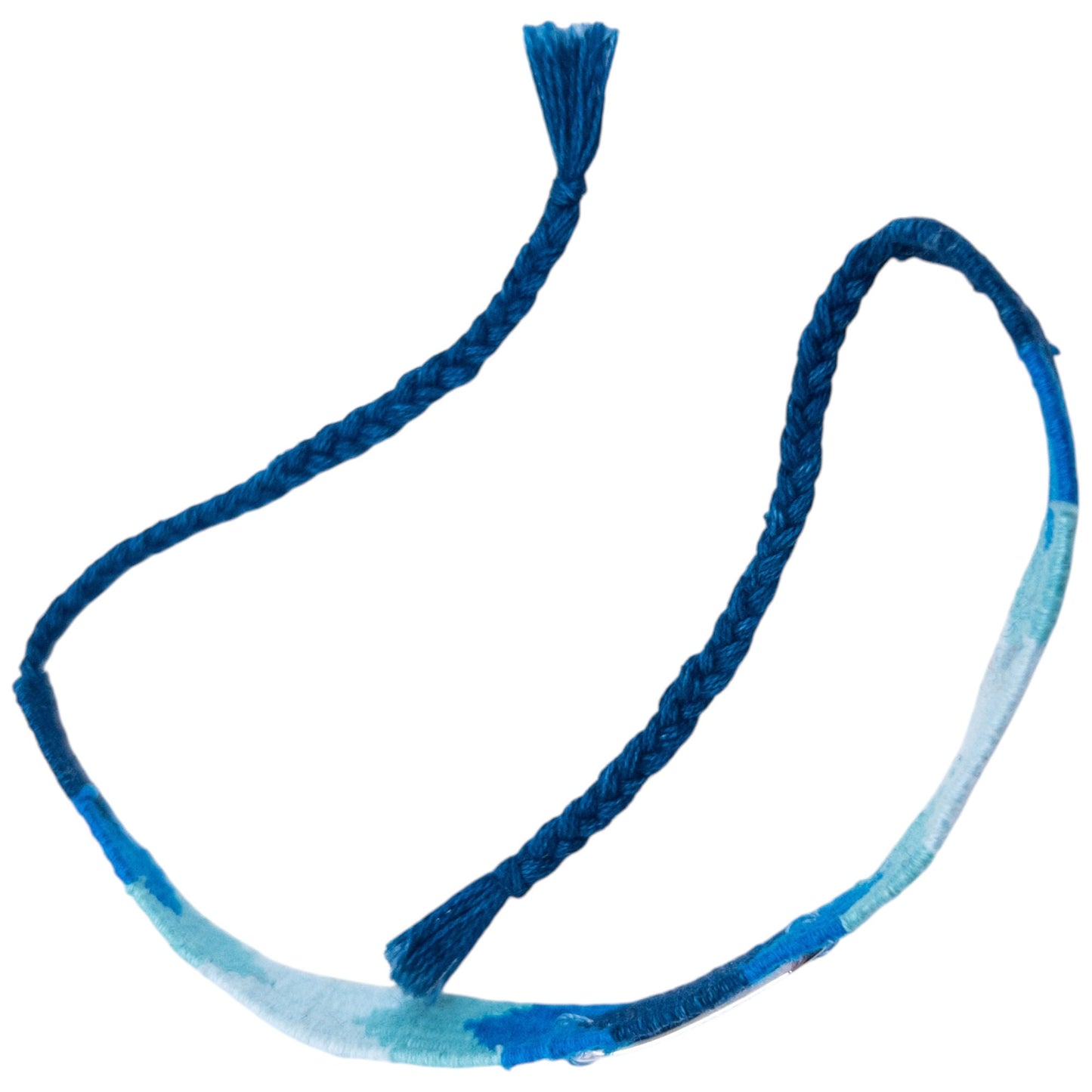 Vintage 2000s Dior Woven Bracelet | O/S, Blue