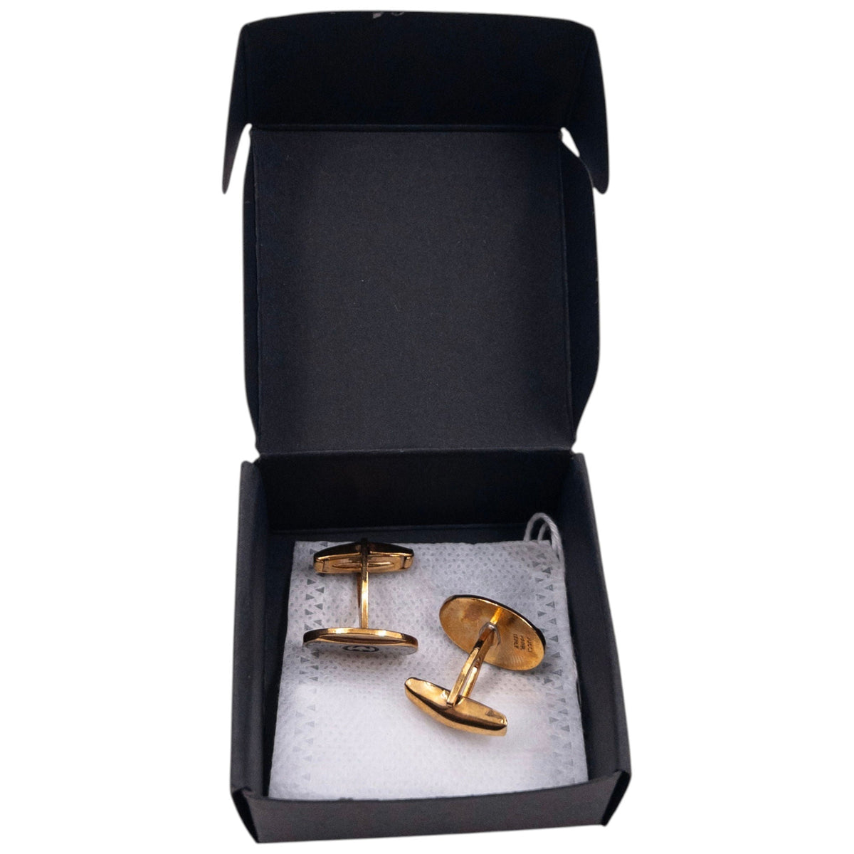 Vintage 90s Gucci Embossed Cufflinks | O/S, Gold