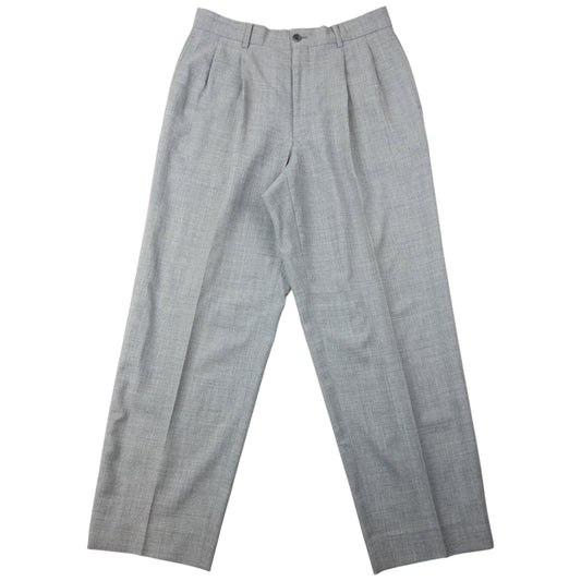 Vintage 90s Yohji Yamamoto D'Urban A.A.R Pleated Trousers Size W29 | W29, Grey