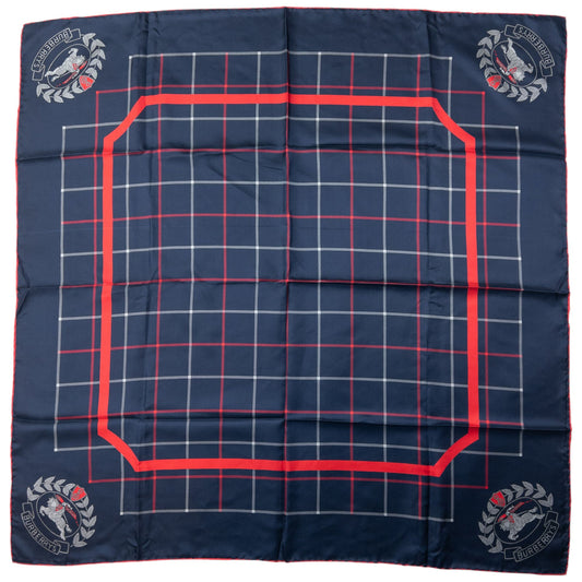 Vintage Burberry Nova Check Silk Scarf