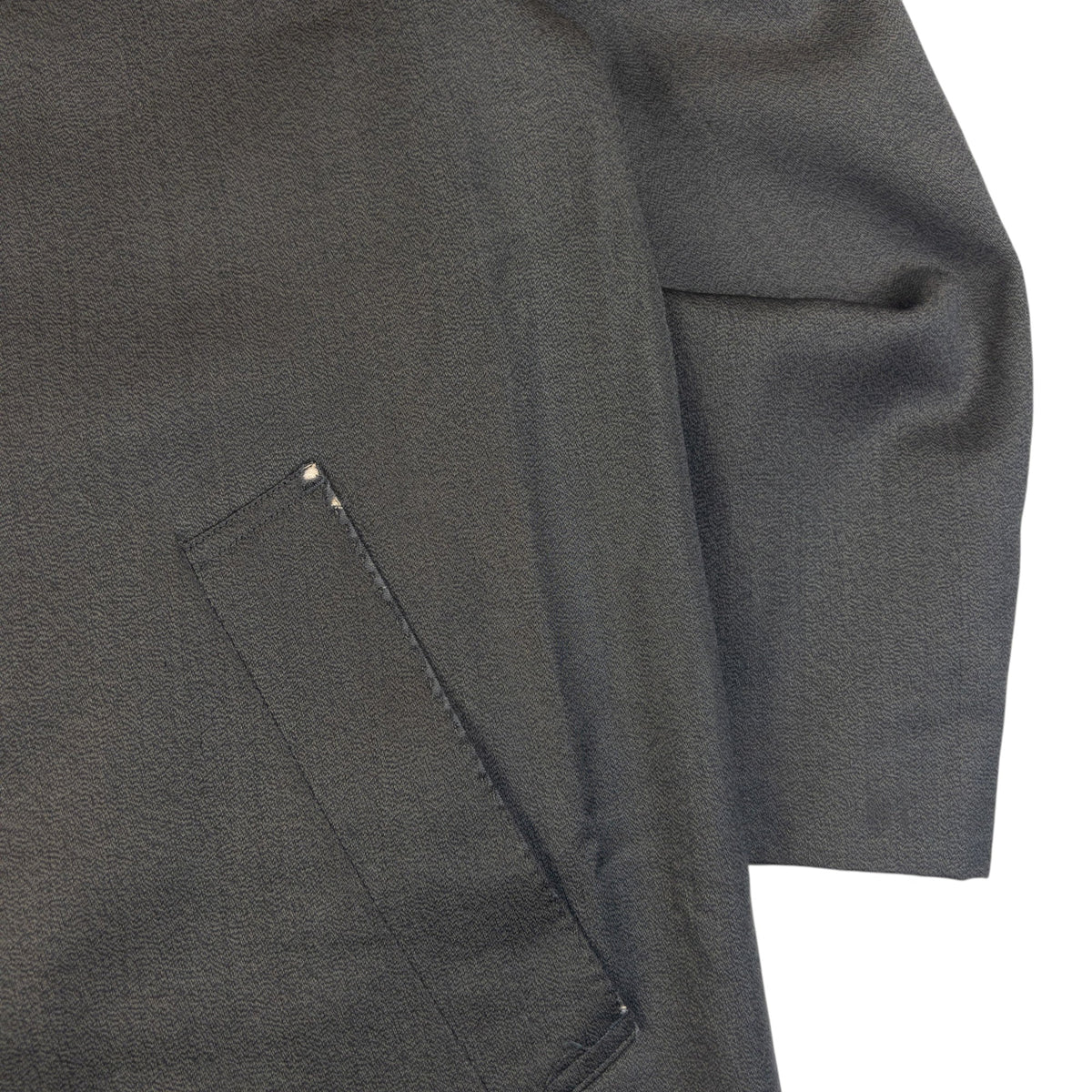 Vintage 80s YSL Yves Saint Laurent Trench Jacket Size L | Large, Grey