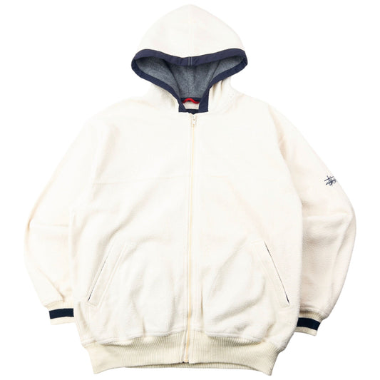 Vintage 2000s Stussy Zip Up Fleece Jacket Size M | Medium, Multicoloured