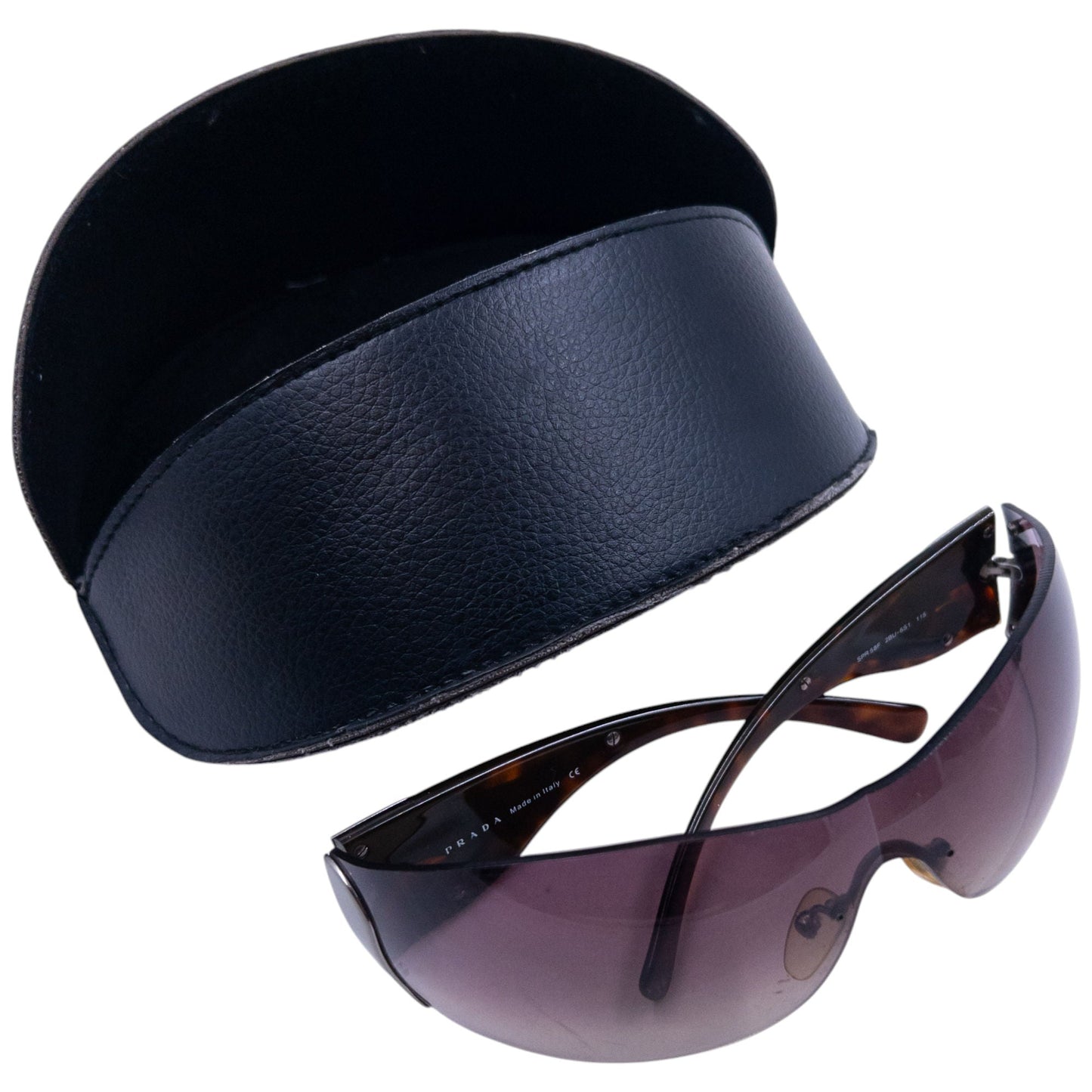 Vintage Prada Tortoise Shell Swirl Sunglasses