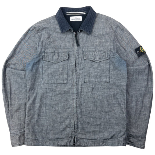 Vintage 2012 Stone Island Zip Up Jacket Size M | Medium, Grey
