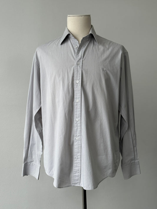 Yves Saint Laurent Pour Homme 2000s Cotton Logo Shirt - XL
