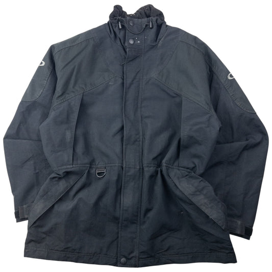 Vintage 90s Oakley Ballistic Zip Up Jacket Size XL | XL, Black