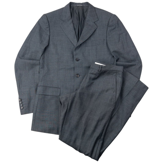 Vintage 2000s Gucci By Tom Ford Jacket & Trousers Suit Set Size S | Small, Grey