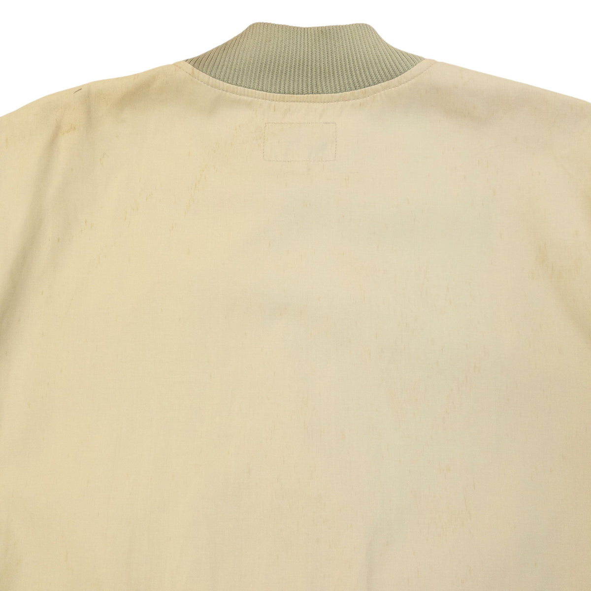 Vintage 90s Armani Jeans Button Up Bomber Jacket Size XL | XL, Cream