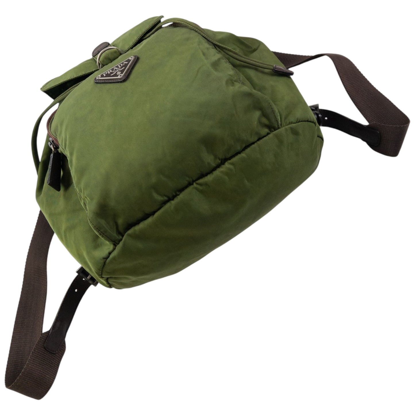 Vintage 2000s Prada Bucket Backpack | O/S, Brown