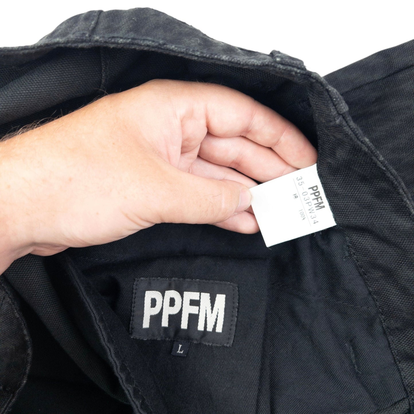 Vintage 2000s PPFM Zig-Zag Pattern Denim Jeans Size W31 | W31, Black