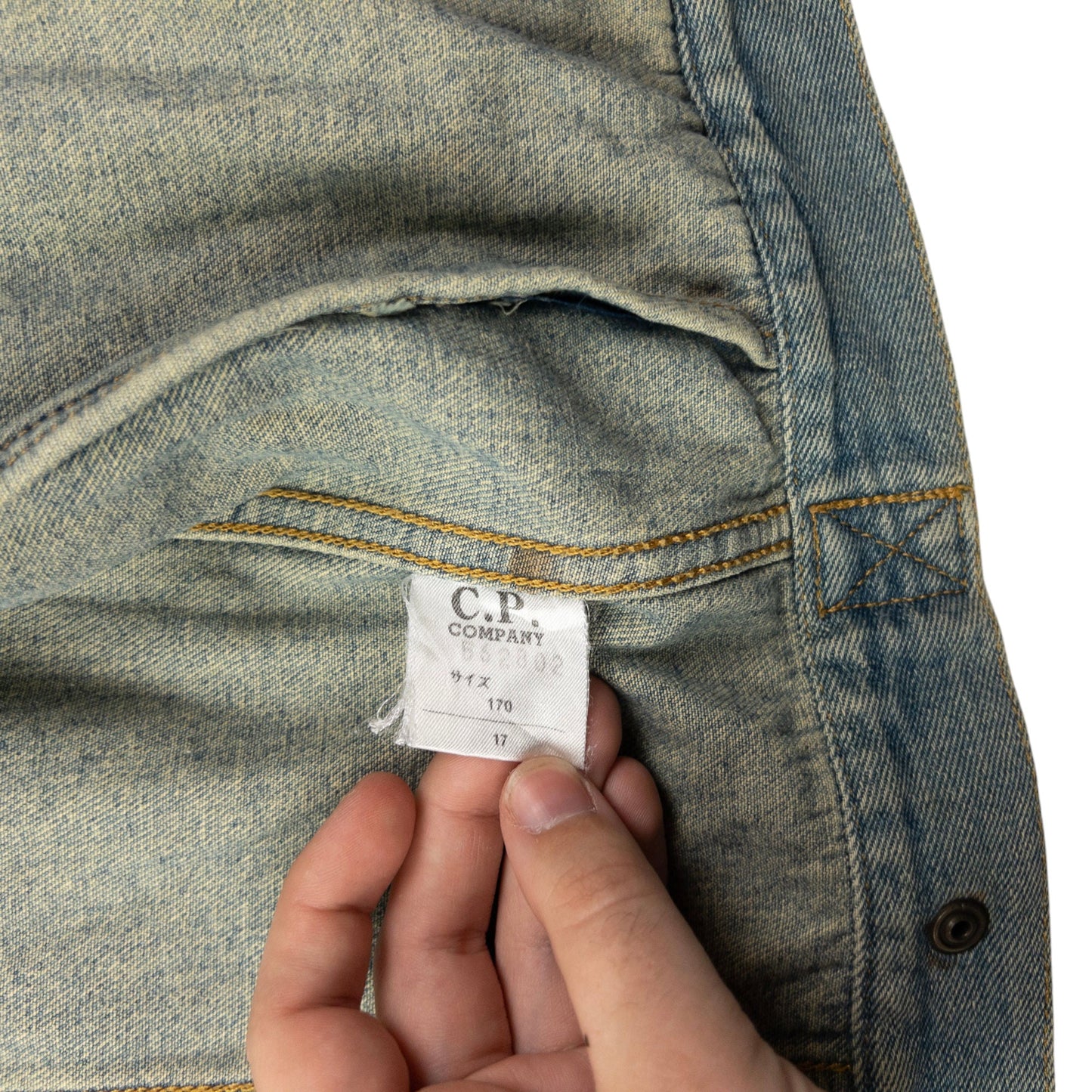 Vintage CP Company Button Up Denim Jacket Size M