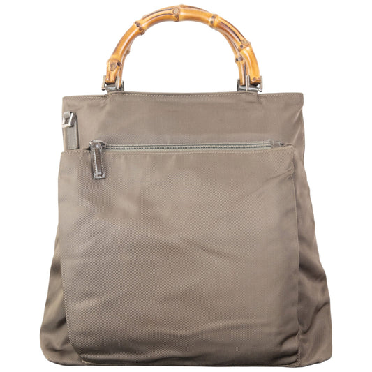 Vintage 90s Gucci Bamboo Handle Handbag | O/S, Multicoloured