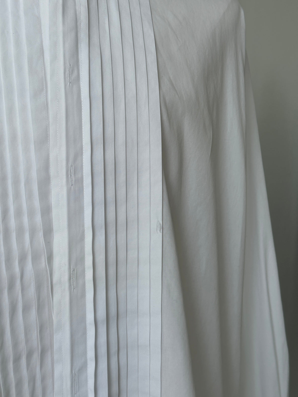 Christian Dior Chemise 1990s Pure Cotton Tuxedo Shirt - XL