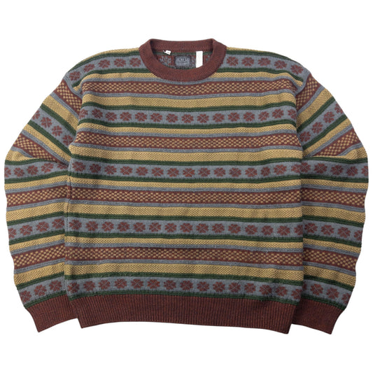 Vintage 80s CP Company Striped Knit Jumper Size S | Small, Multicolor