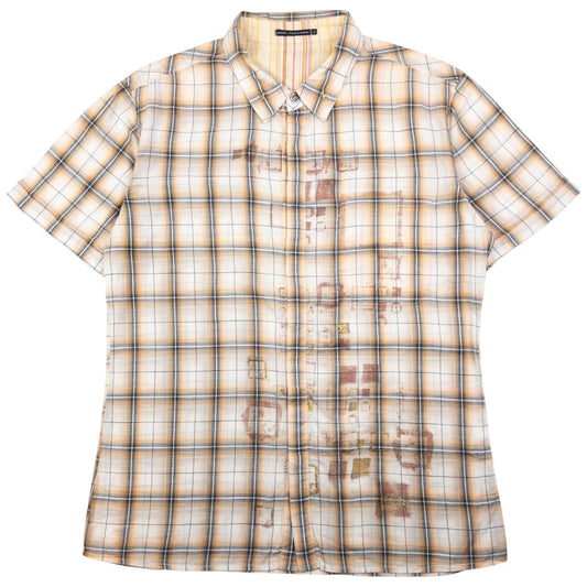 Vintage Marithe + Francois Girbaud Short Sleeve Button Up Shirt Size M