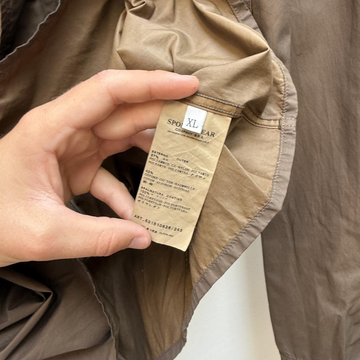 Mid 00’s Stone Island Zip Jacket / Overshirt (L) | Extra Large, Brown