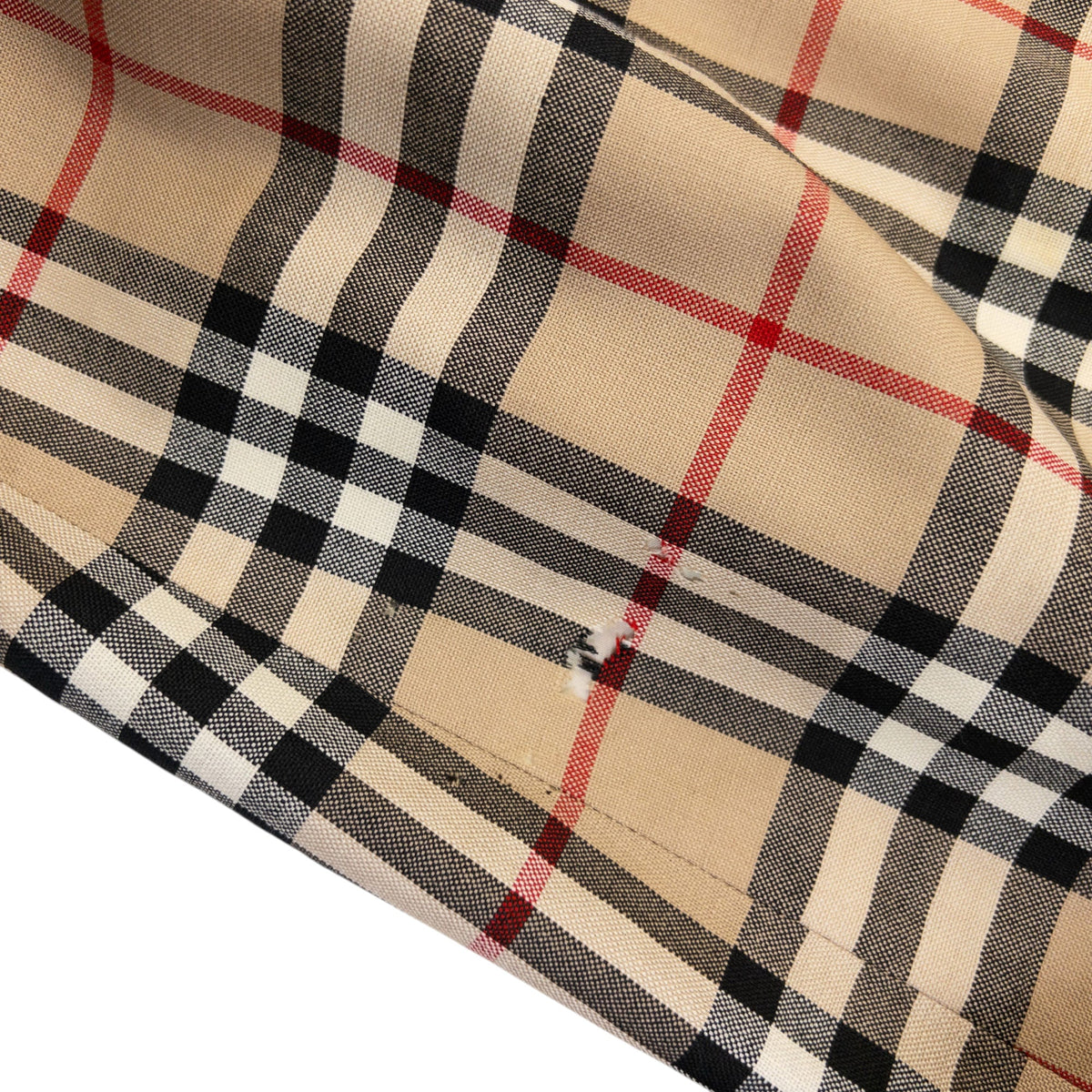 Vintage 80s Burberry Nova Check Pleated Trousers Size W26 | W26, Beige