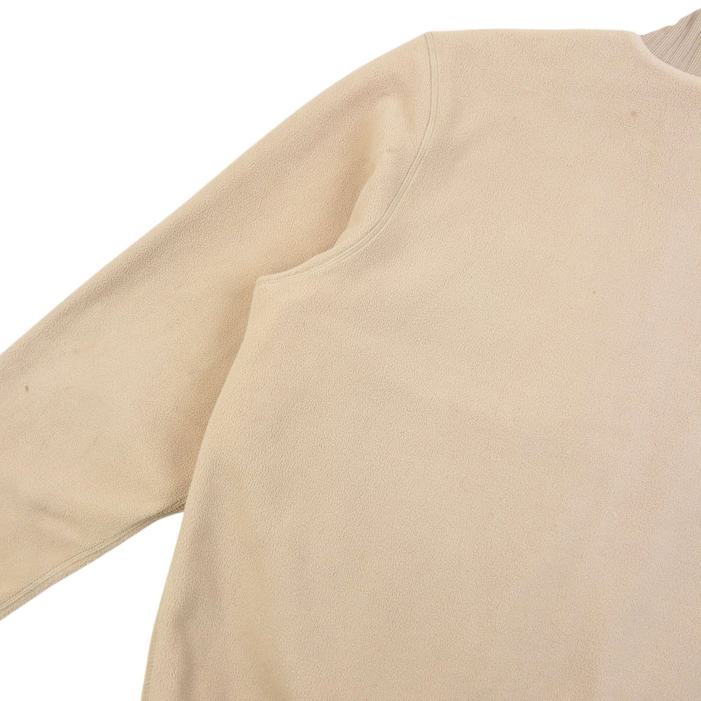 Vintage 2000s Hugo Boss Zip Up Fleece Jacket Size L | Large, Beige