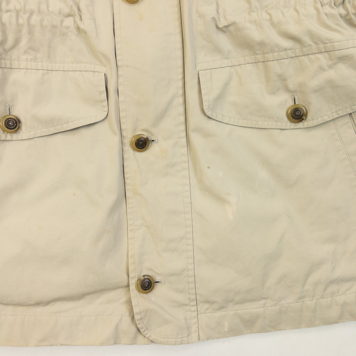 Vintage 90s Burberry Zip Up Jacket Size XL | XL, Beige