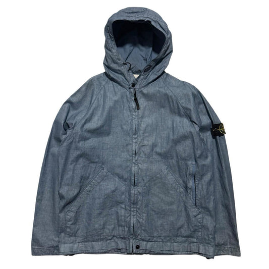 Stone Island Lino Watro Tela Jacket | XXXL, Light Blue