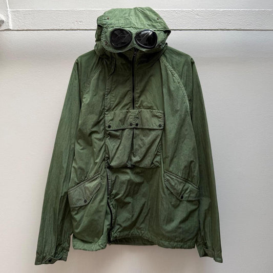 CP Company Re Colour Windbreaker Pullover Jacket in Green (M) | Medium, Green