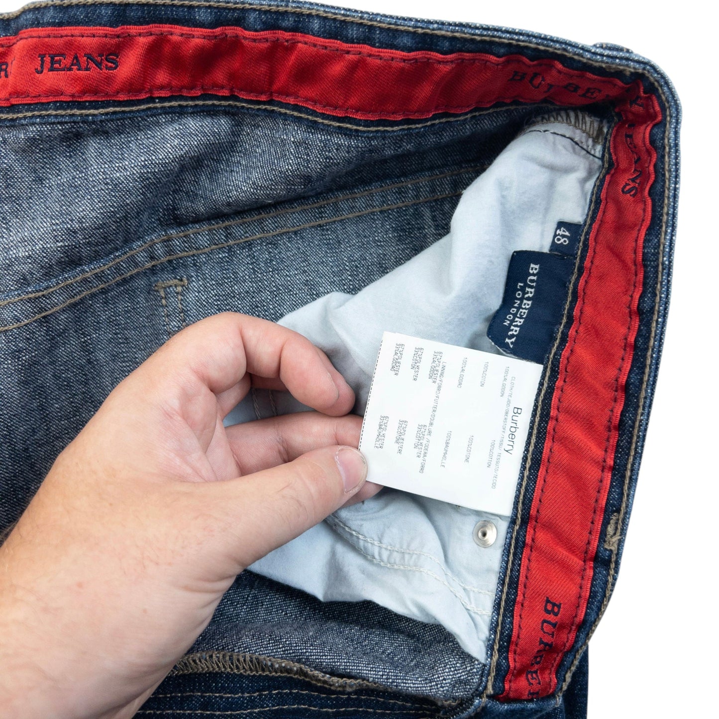 Vintage Burberry Denim Jeans Size W36 | W36, Multicoloured