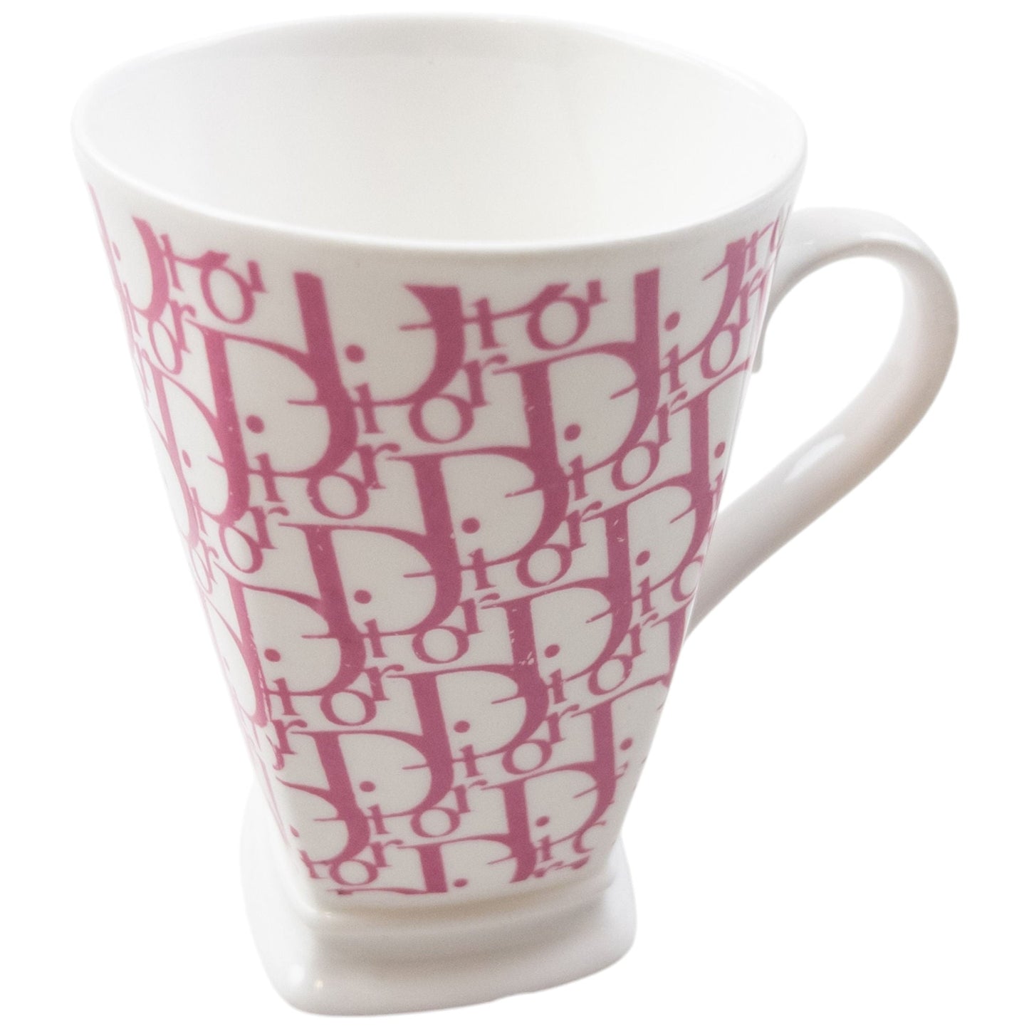 Vintage 2000s Dior Monogram Fine Bone China Mug