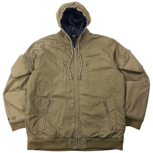 Vintage 2000s Oakley Zip Up Cargo Jacket Size XL | XL, Multicoloured