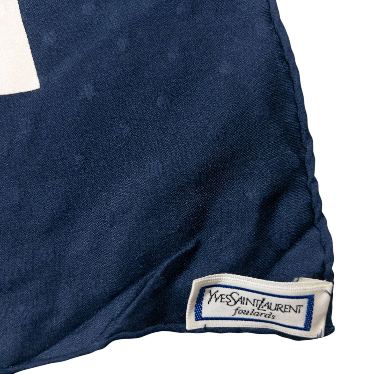 Vintage 80s YSL Yves Saint Laurent Polka Dot Silk Scarf | O/S, Multicoloured