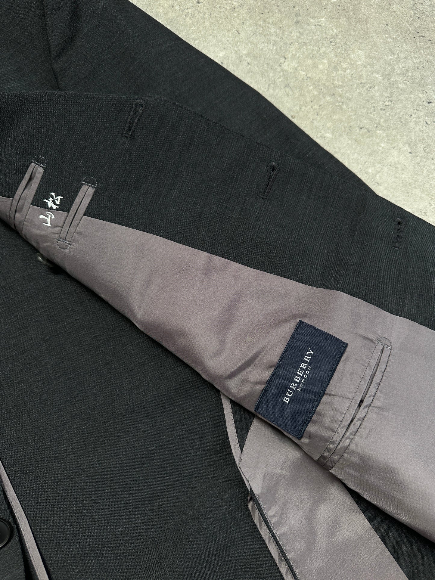 Burberry London 2000s Wool Mohair Single Breasted Blazer - M-L