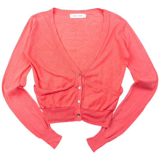 Vintage 2000s Comme Des Garçons Lightweight Cardigan Womens Size S | Small, Pink