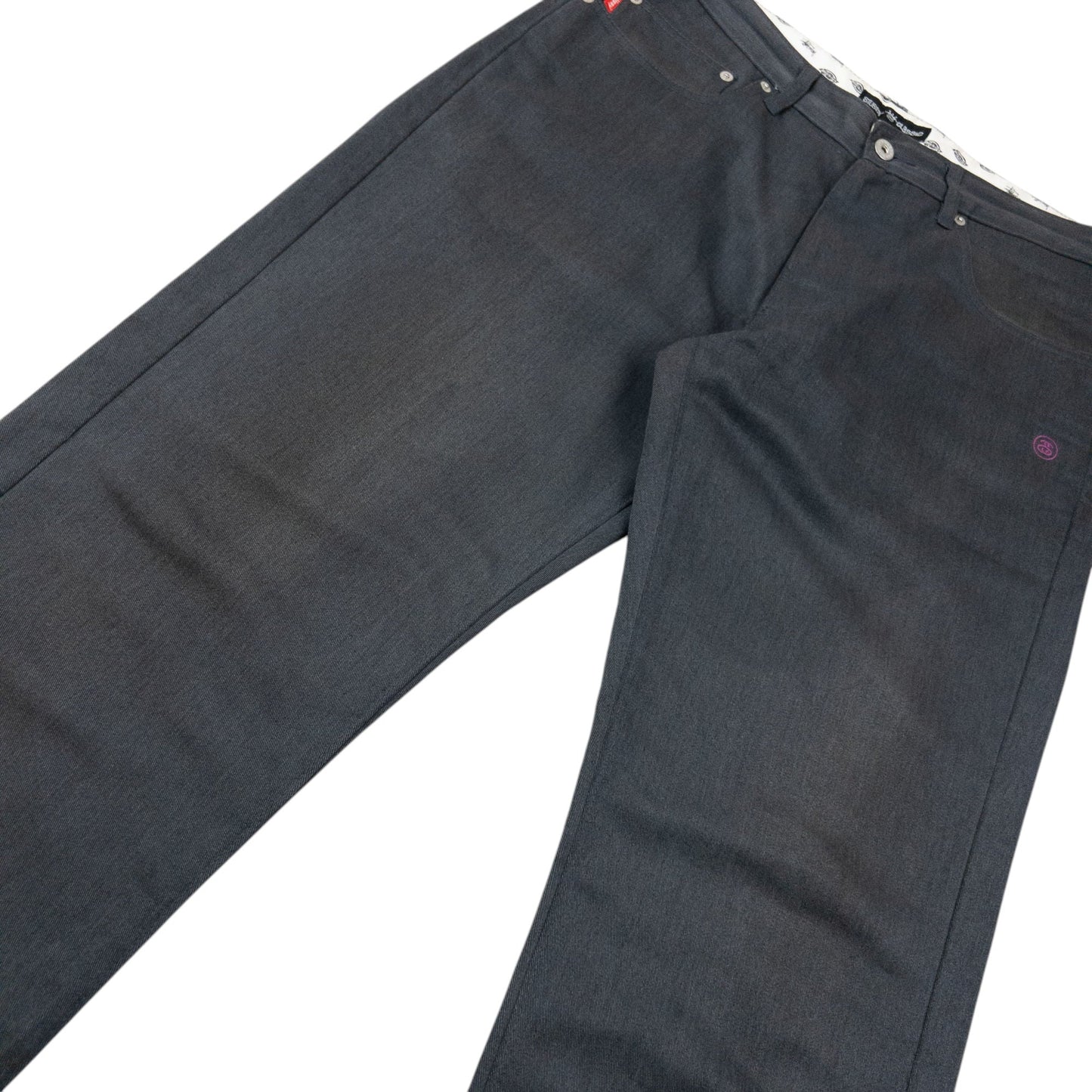 Vintage 2000s Stussy X Dickies Trousers Size W32 | W32, Grey