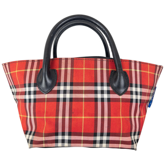 Vintage 2000s Burberry Blue Label Nova Check Handbag | O/S, Multicoloured