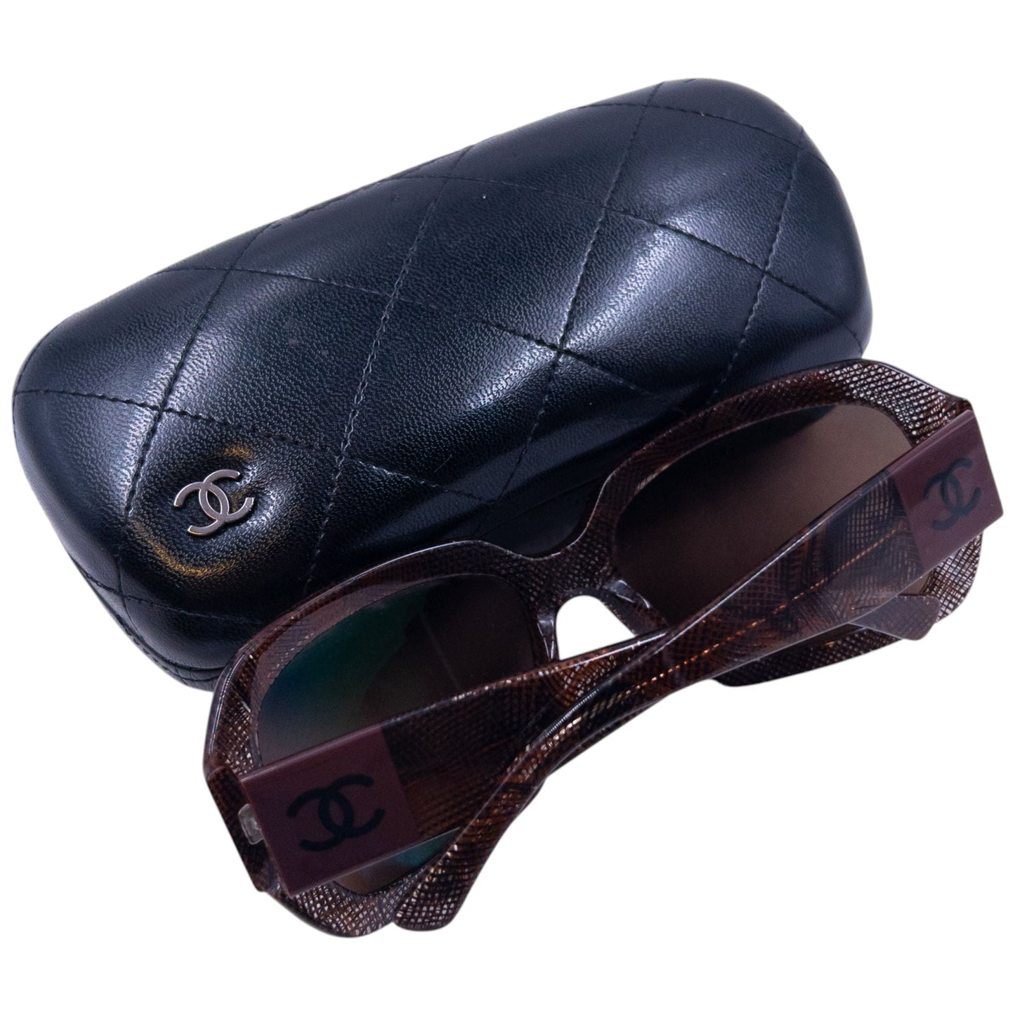 Vintage Chanel Snakeskin Sunglasses