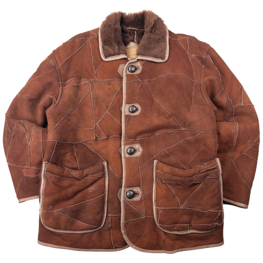 Vintage Hai Sporting Gear By Issey Miyake Fur Lined Suede Jacket Size M