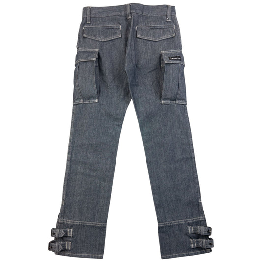 Vintage 90s Hysteric Glamour Buckle Cuff Denim Jeans Size W27 | W27, Grey