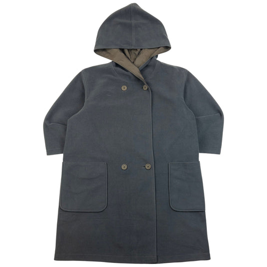 Vintage 2000s Issey Miyake Windcoat Reversible Fleece Rain Jacket Size M | Medium, Grey