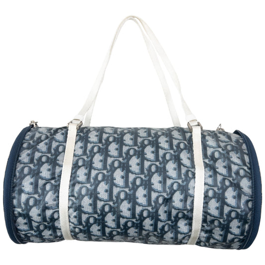 Vintage 2000s Dior Monogram Packable Barrel Shoulder Bag