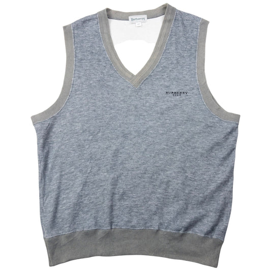 Vintage 80s Burberry Golf Sweater Vest Size L