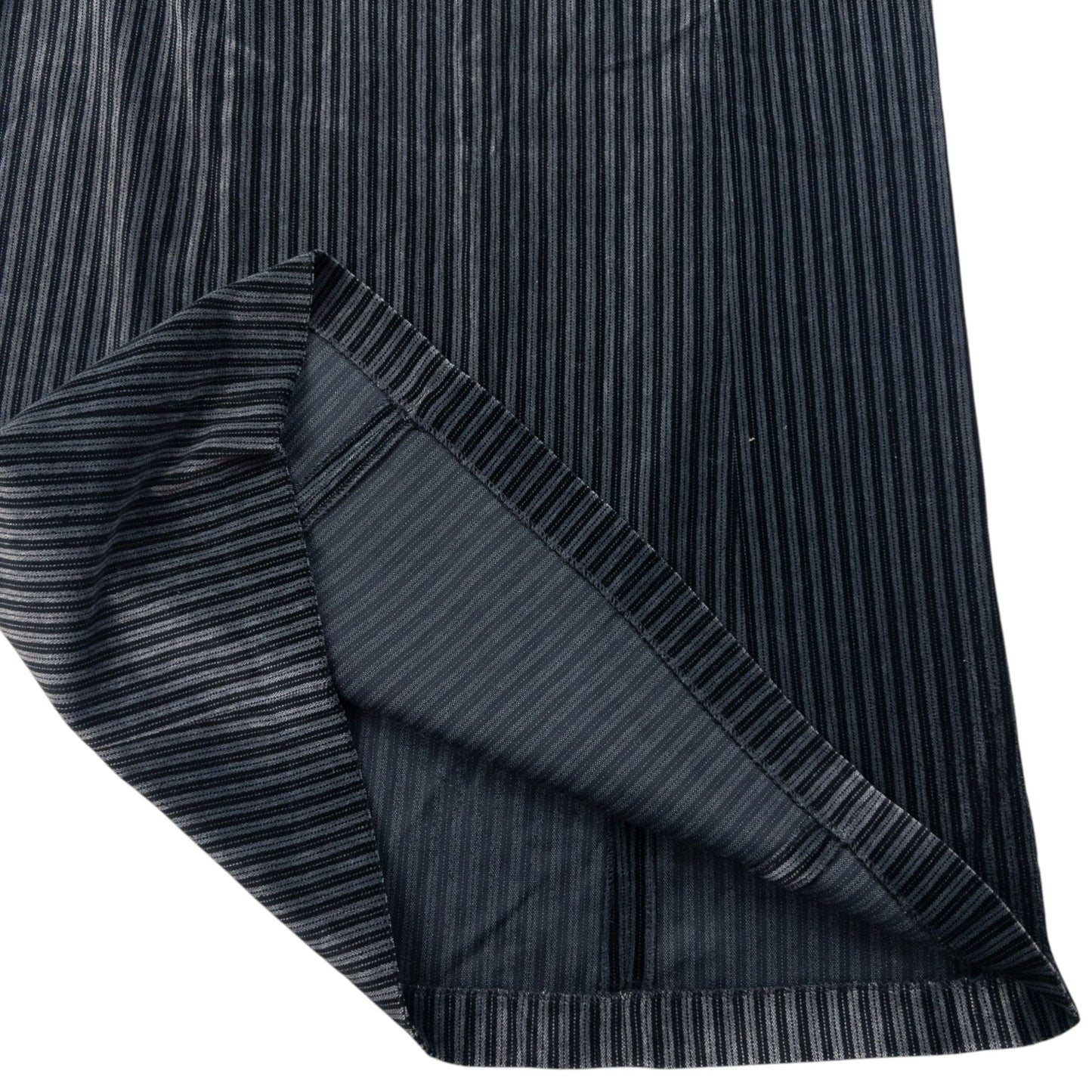 Vintage 90s Armani Jeans Striped Velour Skirt Womens Size W27